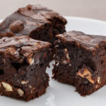 Hazelnut Brownies with Rye Flour