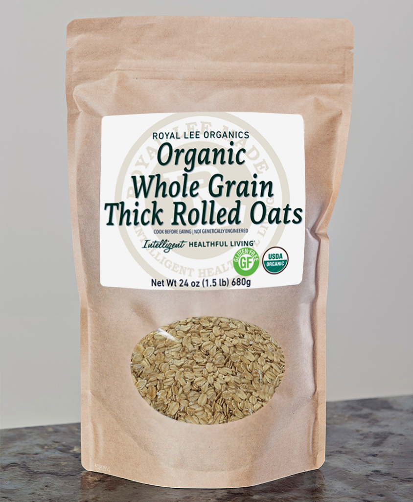 Organic Thick Rolled Oats Royal Lee Organics